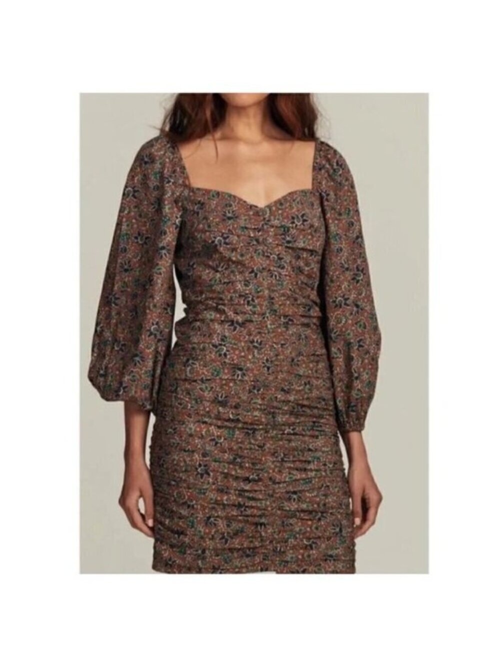 Veronica Beard Nadi dress, Cinamon Multi, Size 0 016